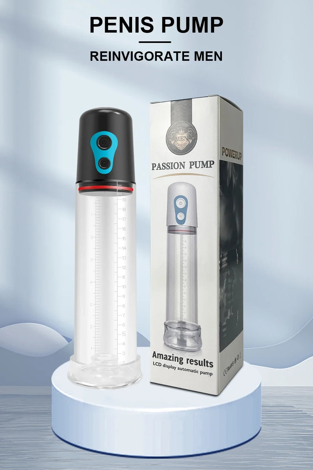 Sex Toys Electric Penis Pump Penis Enlarger Vacuum Pump for Men Adult Male Masturbator Penile Bigger Trainer Penis Enlargement