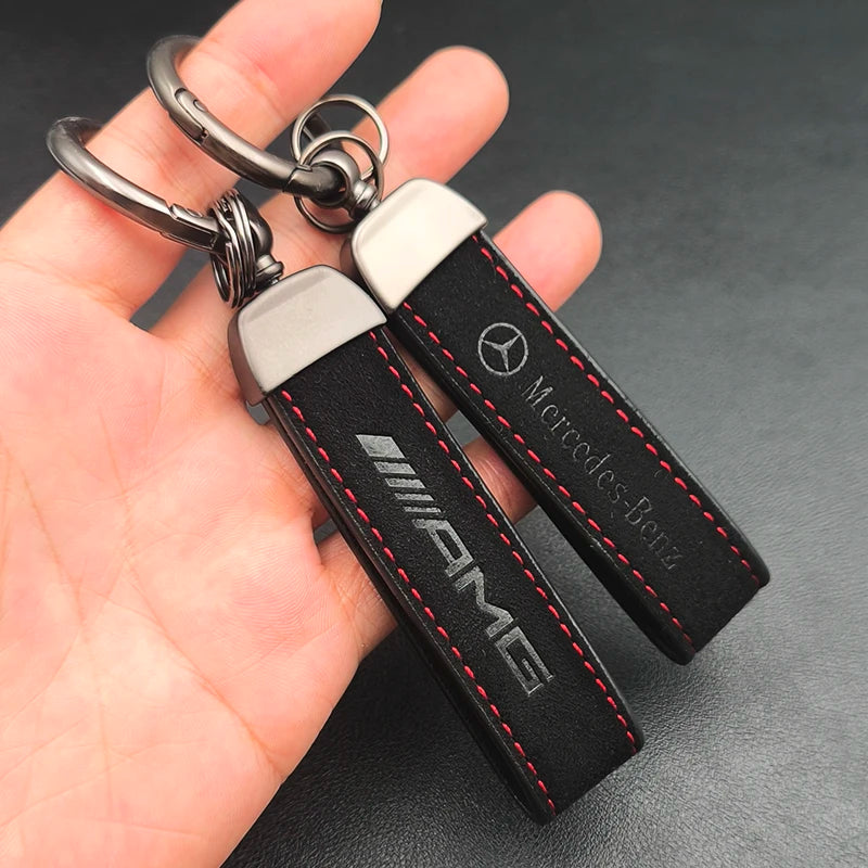 2024 New Man Keyring Women Luxury Car Keychain For Mercedes Benz AMG W204 W205 W212 W213 W222 x153 W176 W177 Keychain Accessory