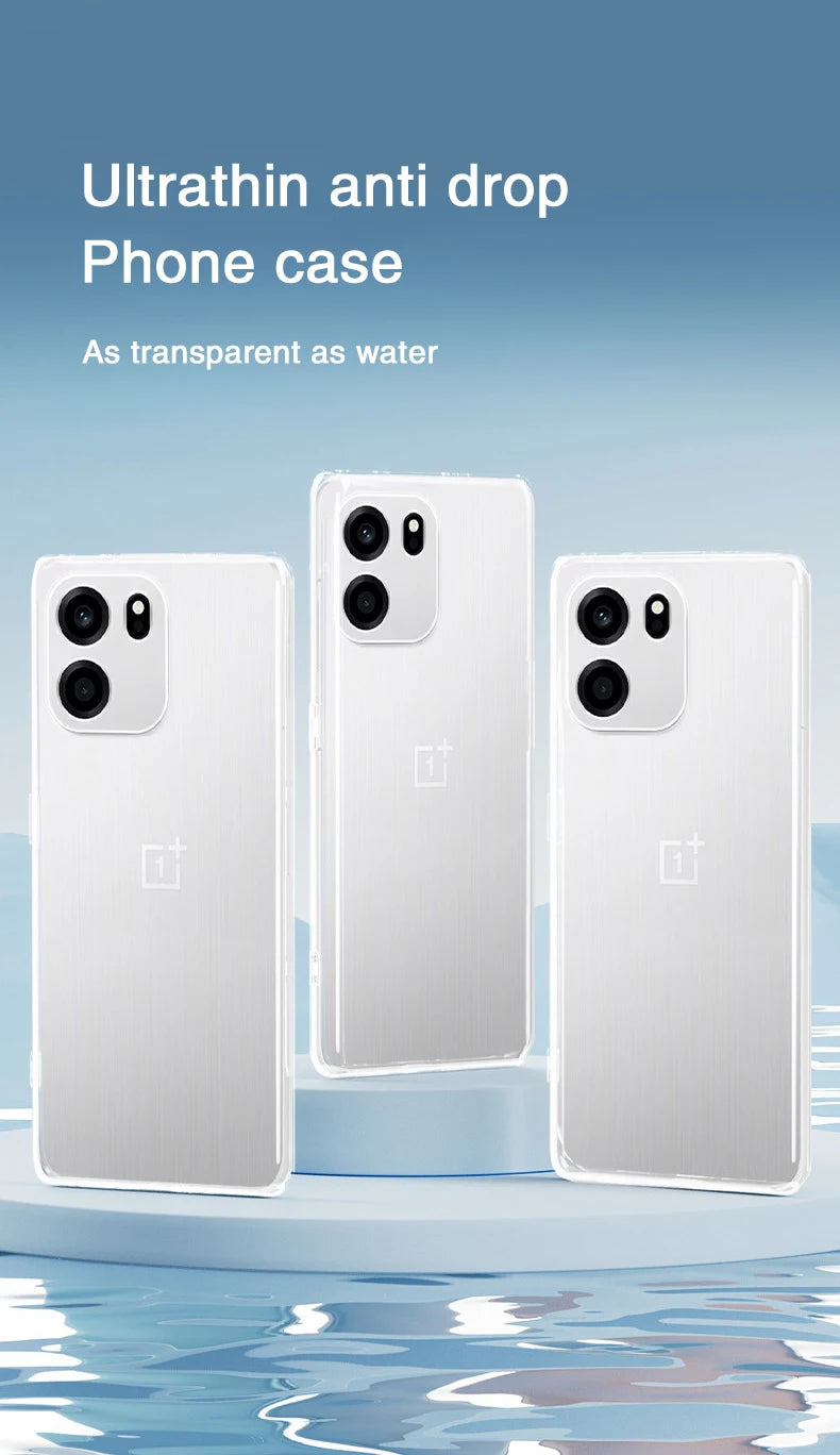 High Qualtiy Thin Phone Case for OnePlus Nord CE6 CE 6 Turbo 6V 5G Soft Silicone Transparent Luxury Back Cover Funda Accessories
