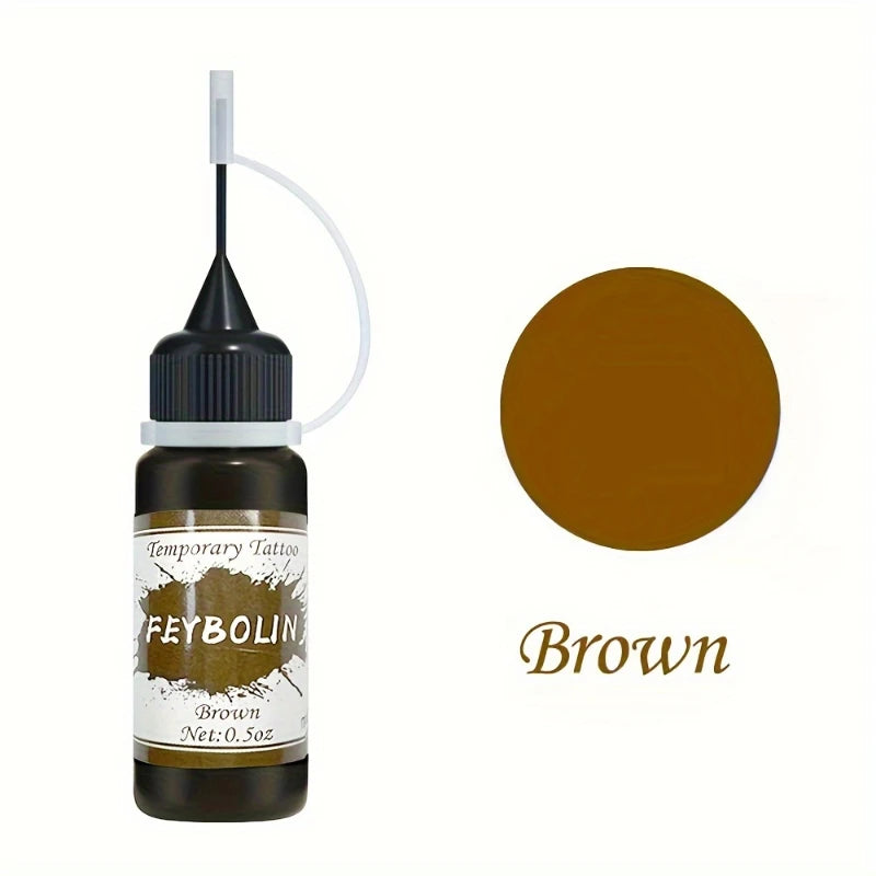 Colorful Tattoo Juice Paste,Easy-to-Use Henna Tattoo For Body Paint DIY Tattoos Temp, DIY Fake Tattoo Semi Permanent For Women