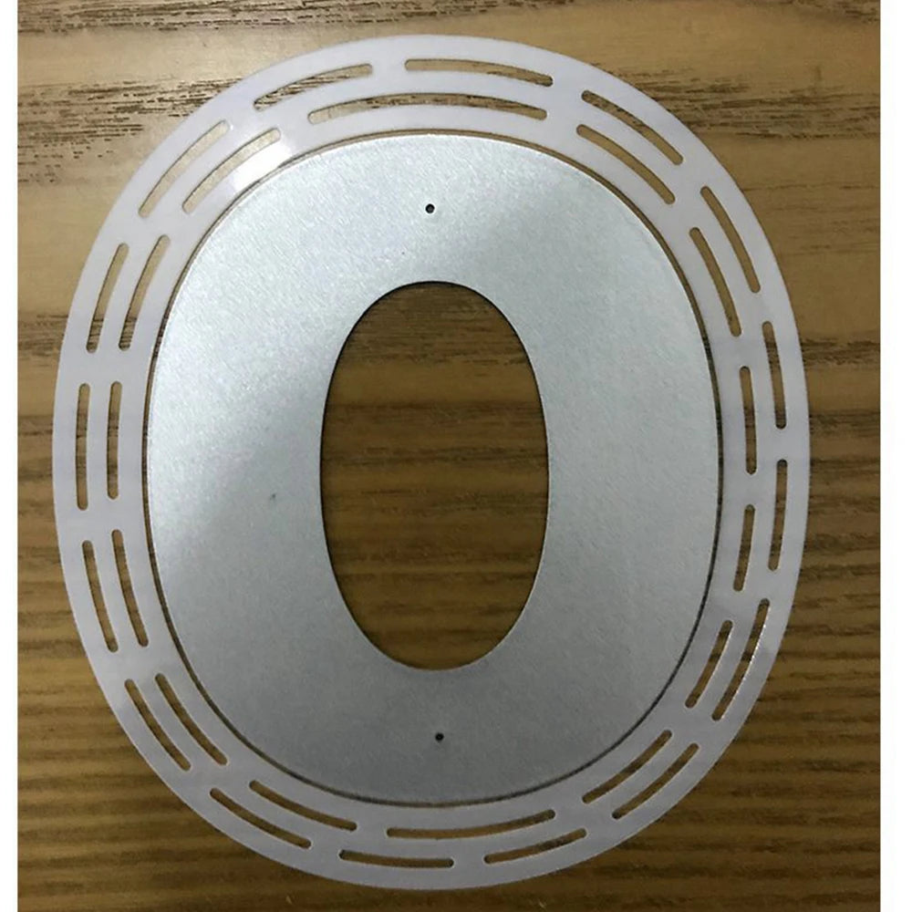 2pcs Big Size 0-9 Numbers Cutting Dies And Plastic Stencils Set For DIY Scrapbooking Album Card Making Decoration Paper Craft