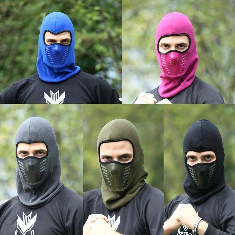 tdoor rider's cold protection, ear protection, neck protection, full face integrated closed windproof cover, warm and dustproo