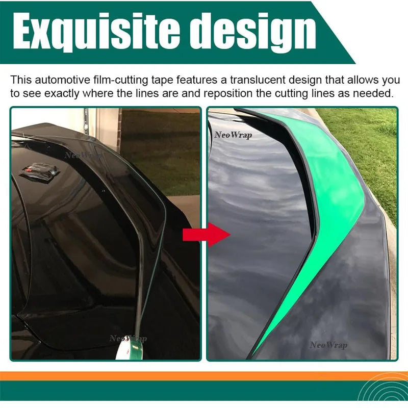 Vinyl Wrap Cutting Tape Car Stickers Design Line Auto Film Cut Tools Wrapping Edge Detailer Tape for Car Motorcycle Decal 5/10M