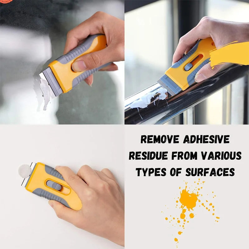 21Pcs/set Razor Blade Scraper for Car Glass with Extra Blades Car Sticker Lables Remover Tool Window Glass Cleaning Squeegee