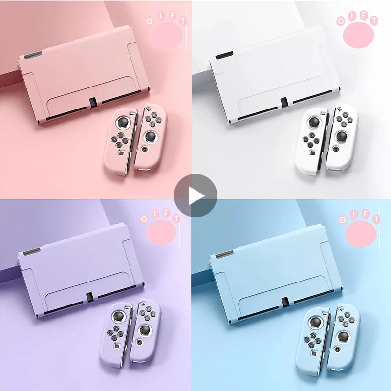 Fundas Carcasa For Nintendo Switch OLED Swich Swith Joy Con Joycon Accessories Game Protection Case Cover Capa Etui Shell Funda