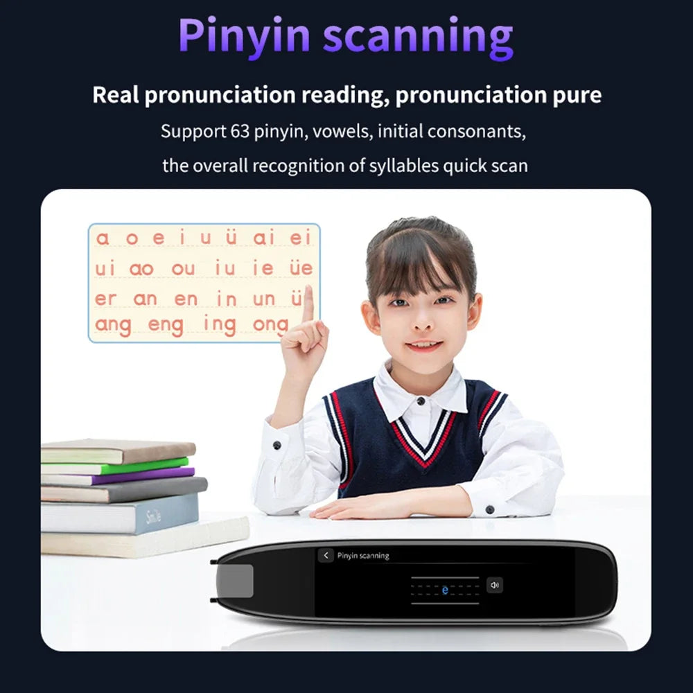 S65pro Dictionary Translation Pen Scan Reader Device Text Scanning Reading Translator WiFi/BT Connection Online Photo Translate