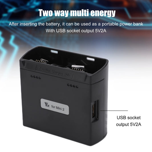 Battery  for DJI Drone TwoWay Battery Charging Hub Smart Drone Battery Bidirectional  for DJI MINI 2 for MINI SE