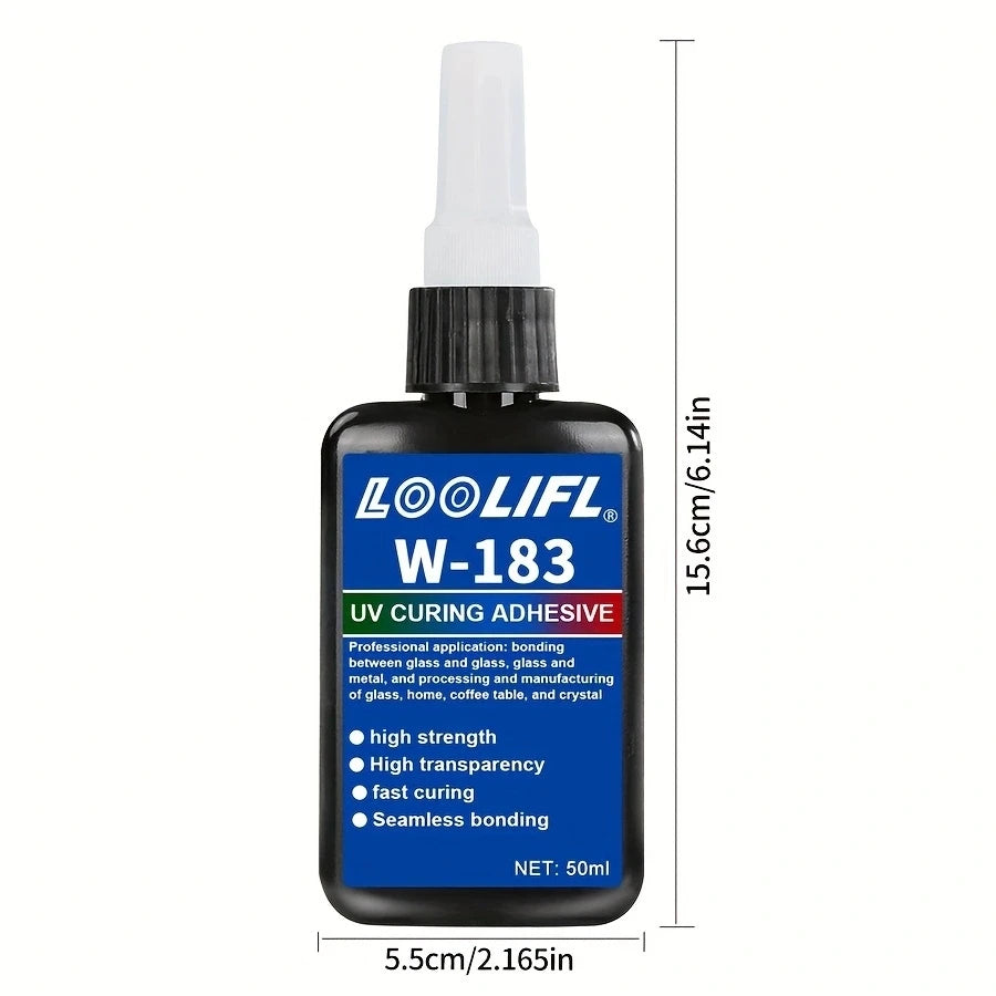 50g Crystal Resin UV Glue DIY Jewelry Making High Hardness Fast Drying Harder Epoxy Glue UV Lam