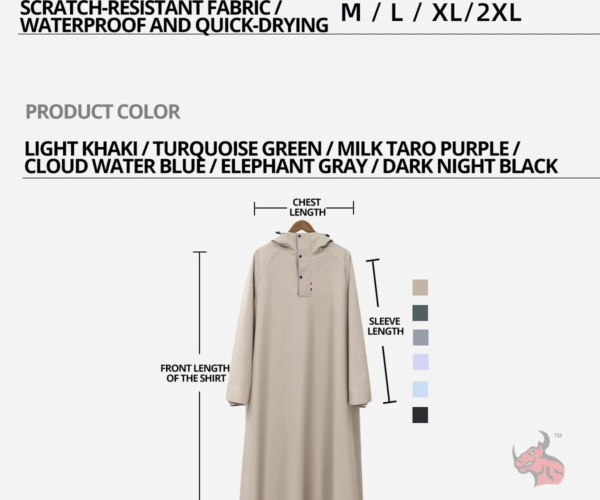 All-Weather Motorcycle Rain Suit Waterproof Windproof Unisex One-Piece Gear For Men Women Motorbike Bike Commuters