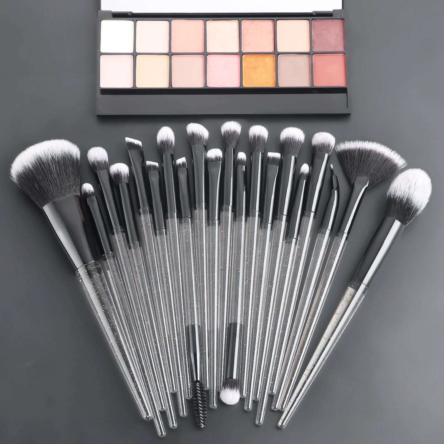 Makeup Brush Sets , 20pcs Plastic Daily Durable multifunctional makeup brush for Mascara, Eye Shadow,Foundation