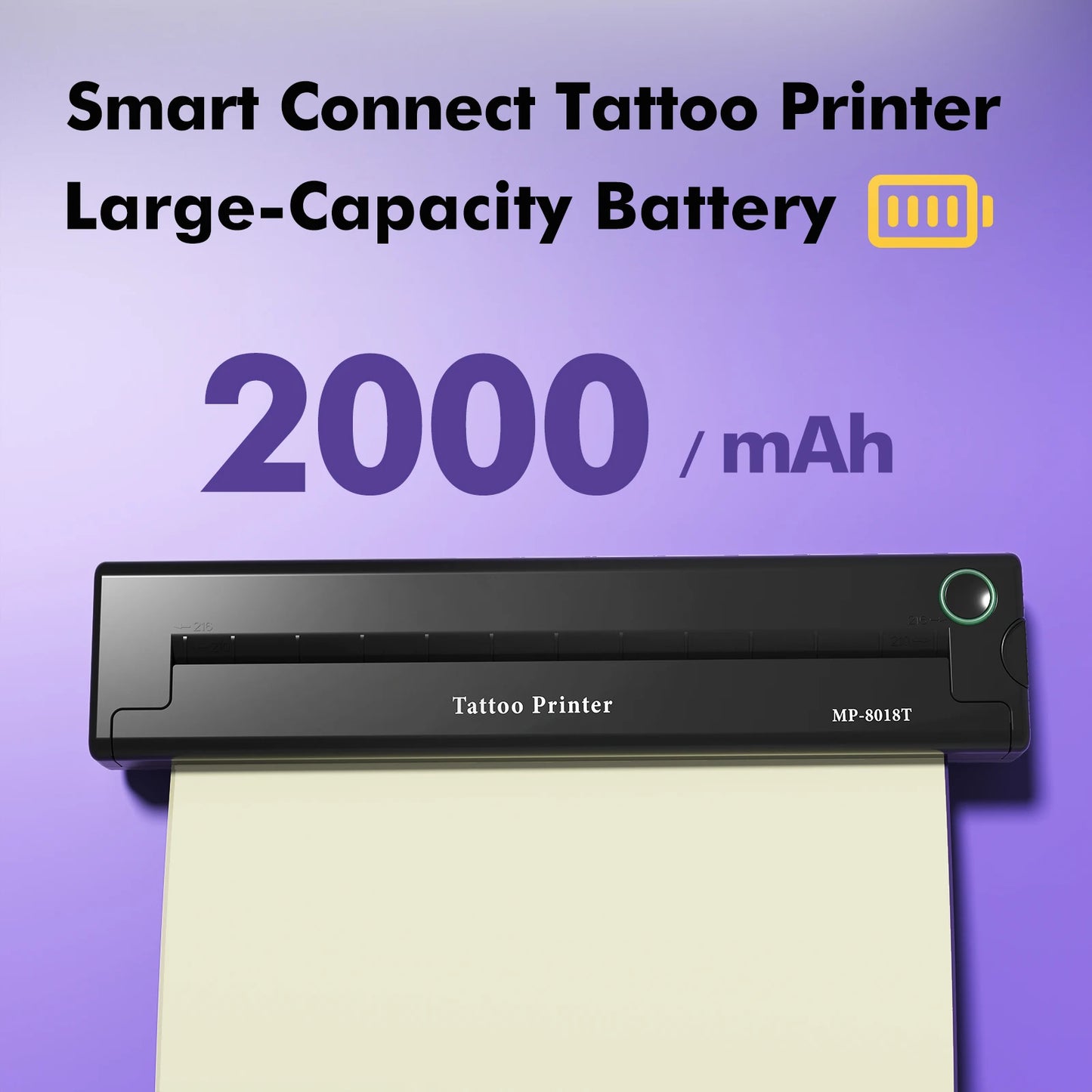 A4 Portable Printer Wireless Thermal Bluetooth Tattoos Printer Mini Thermal Printer A4 Paper Photo Printer From Mobile Phone