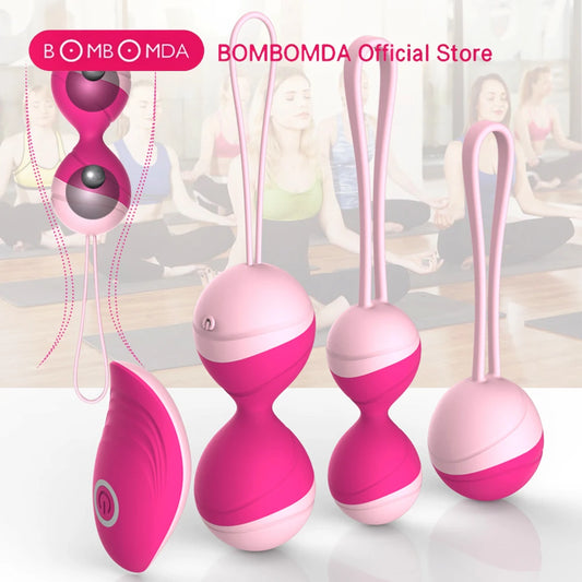 Kegel Balls Vibrator Vibrating Egg Sex Toys For Woman Remote Control Vaginal Tight exercise Ben Wa Geisha Muscle Shrink Sex Toys