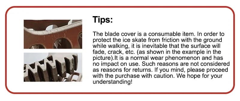 Adjustable TPU Ice Skating Blade Covers Walkable Figure Skate Ice Skate Hockey Skates Prevent Puncture Scalable Blade Sleeve