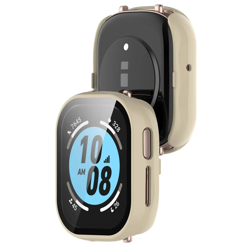 Tempered Glass + PC Cover for Honor Watch 4 5 Full Coverage Protective Bumper Case for Honor Watch4 Screen Protector Accessories