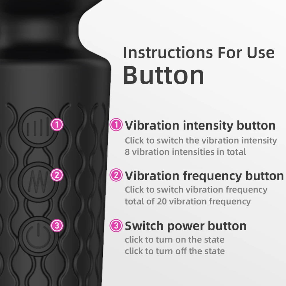 20 Speeds Powerful AV Vibrator Magic Wand Clitoris Stimulator Sex Toys for Women G spot Massager Adult Female Sex Erotic Product