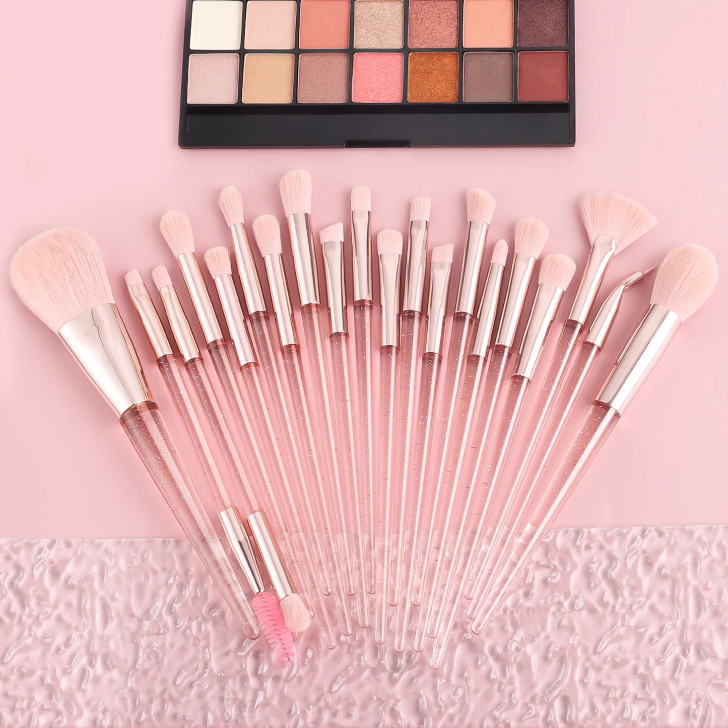 Makeup Brush Sets , 20pcs Plastic Daily Durable multifunctional makeup brush for Mascara, Eye Shadow,Foundation