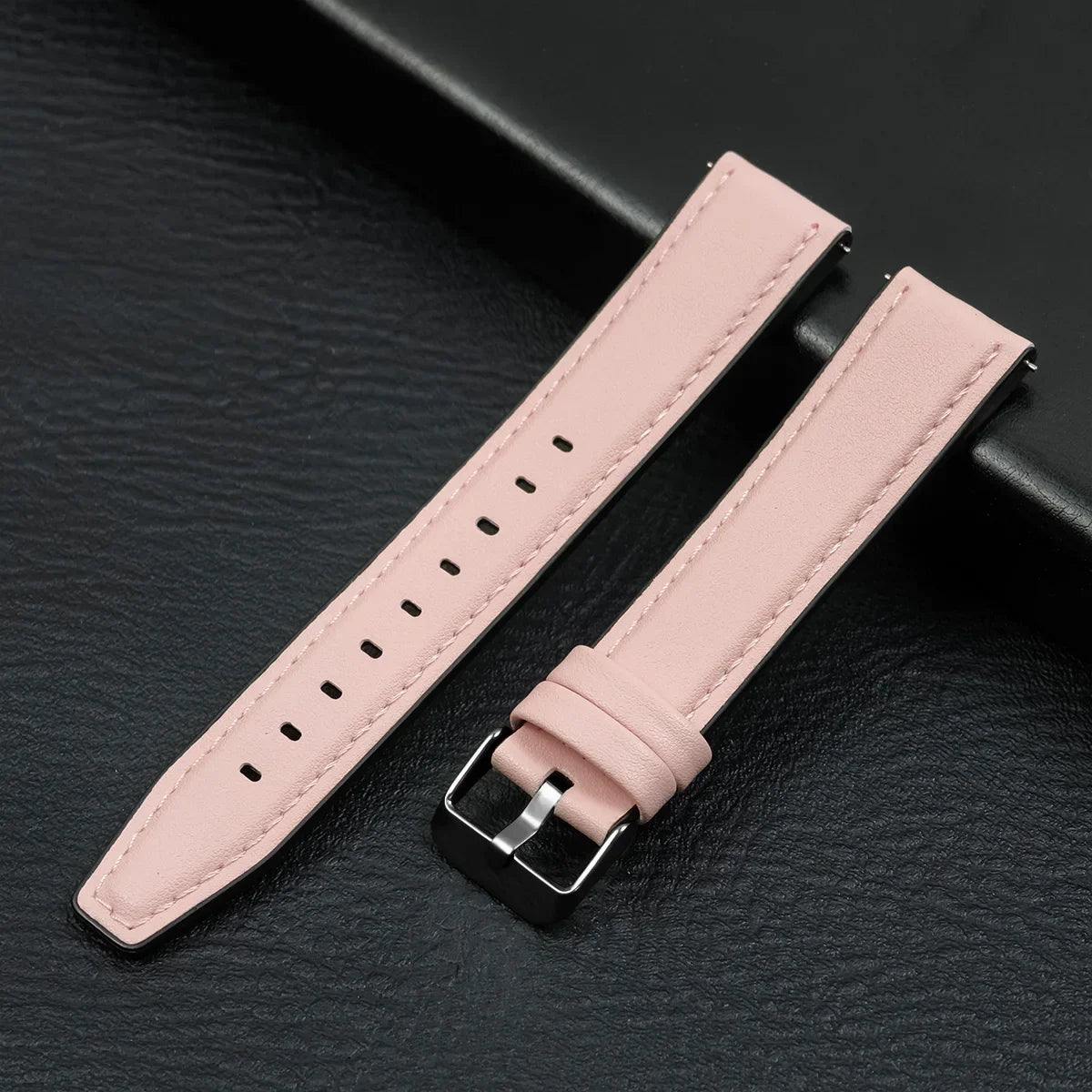 22mm 20mm Leather Strap For HUAWEI WATCH GT 4 46mm 4Pro GT3/2 Pro 42mm Soft Band For Samsung Galaxy Watch 7/6/5/4 40mm Wristband