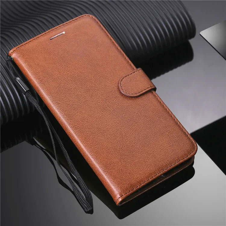 Leather Flip Phone Case For Samsung Galaxy Note 8 9 10 Plus 20 Ultra M35 M55 M54 M53 M52 M33 M31S M32 M23 M10 M62 Wallet Cover