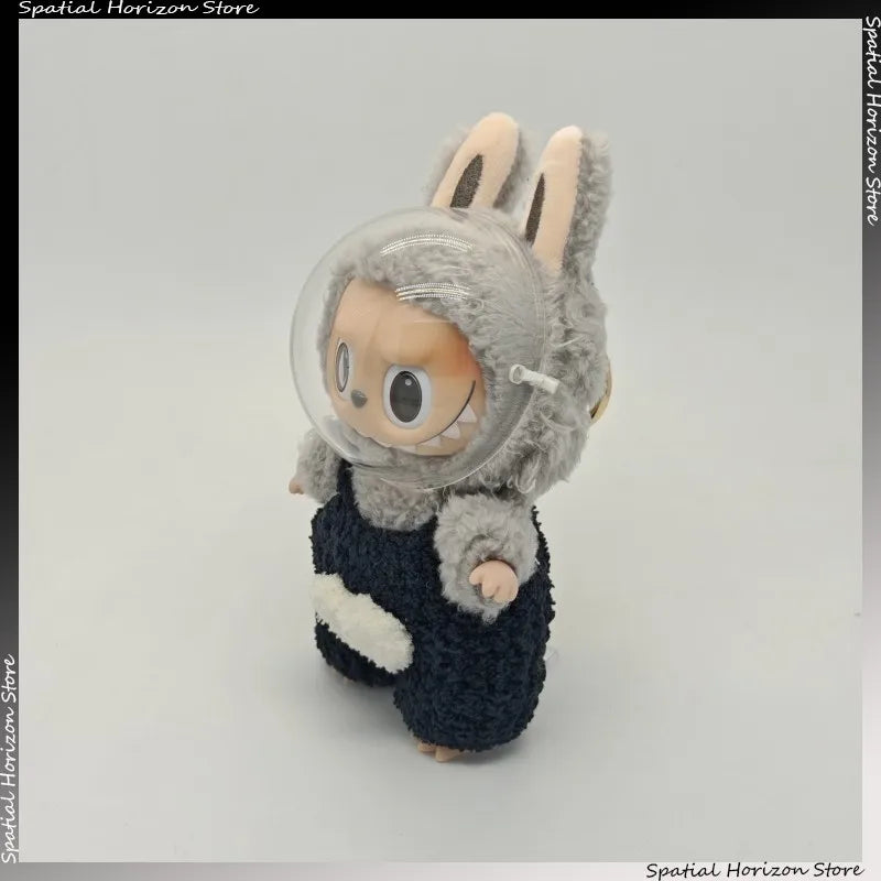 Transparent Face Mask for Mini Plush Doll Labubu Idol Kpop Doll Vinyl Toy Face Shield Doll Accessories Keep Doll Face Clean