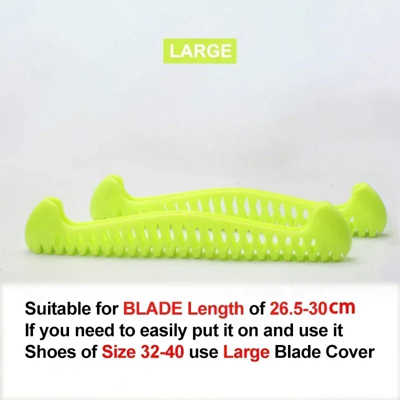 Adjustable TPU Ice Skating Blade Covers Walkable Figure Skate Ice Skate Hockey Skates Prevent Puncture Scalable Blade Sleeve
