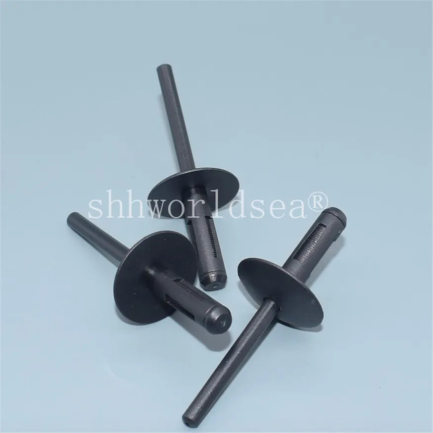 Shhworldsea 100PCS Front Fender Wheel Arch Trim Cove Black Nylon Rivet For BMW 07147293278