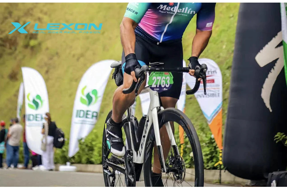 LEXON Full Carbon Road Integrated Handlebar Ultralight Road Bike Handlebar T1000 Racing Bent Bar, Bicycle Accessories 28.6mm