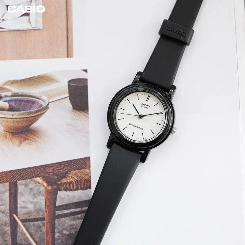 Casio LQ-139AMV/139BMV/139EMV Women's Quartz Watch Waterproof Compact Simple Fine Strap Easy to Read Digital Gift Business Black