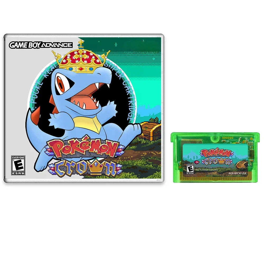 GBA RTC Pokemon  Real Clock  New Version 2.0 Game Card  Featured Popular English Games