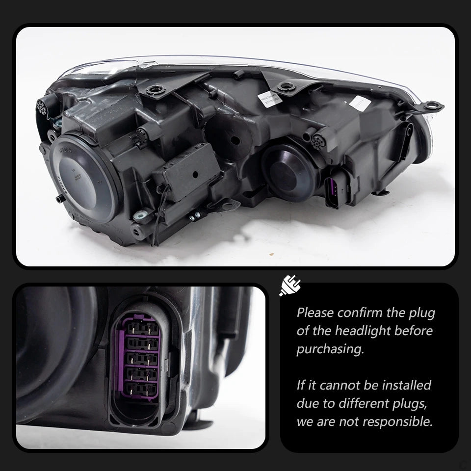 Car Styling Head Lamp for VW Golf 6 Headlights 2009-2012 LED Upgrade 7.5 Design DRL Signal Lamp Hid Bi Xenon Auto Accessories