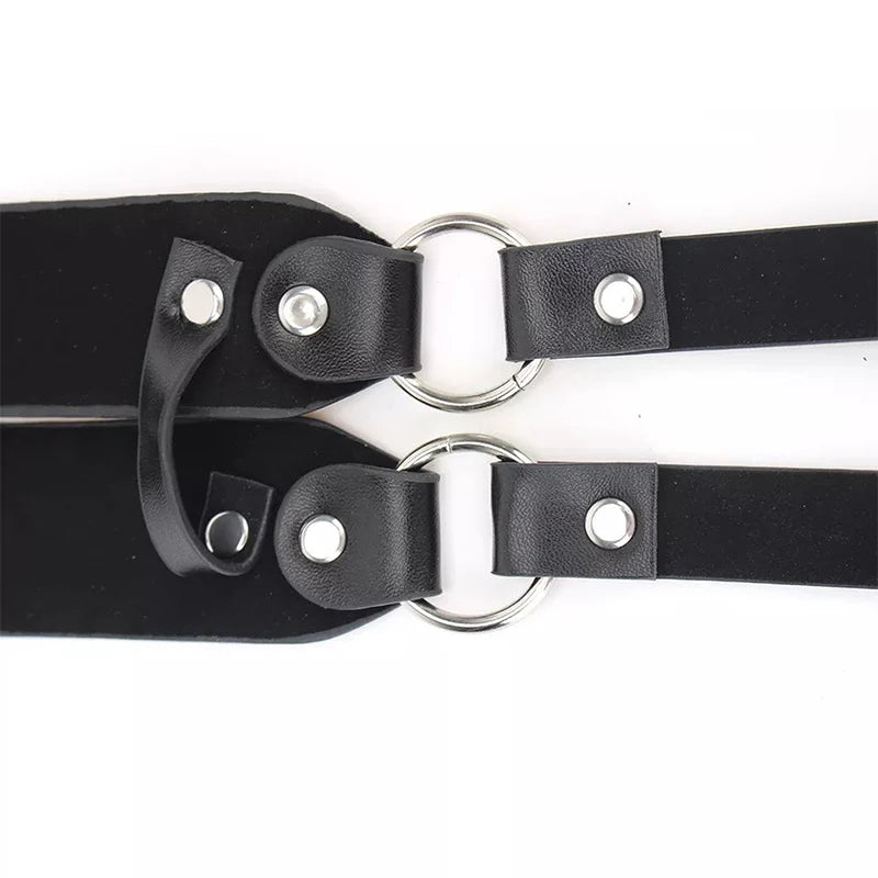 Leather Eye Mask Body Bondage Adult Toy Female Sexy Lingerie Garter Erotica Sex Clothes Women Porn Pijamas Babydoll Exotic Dress