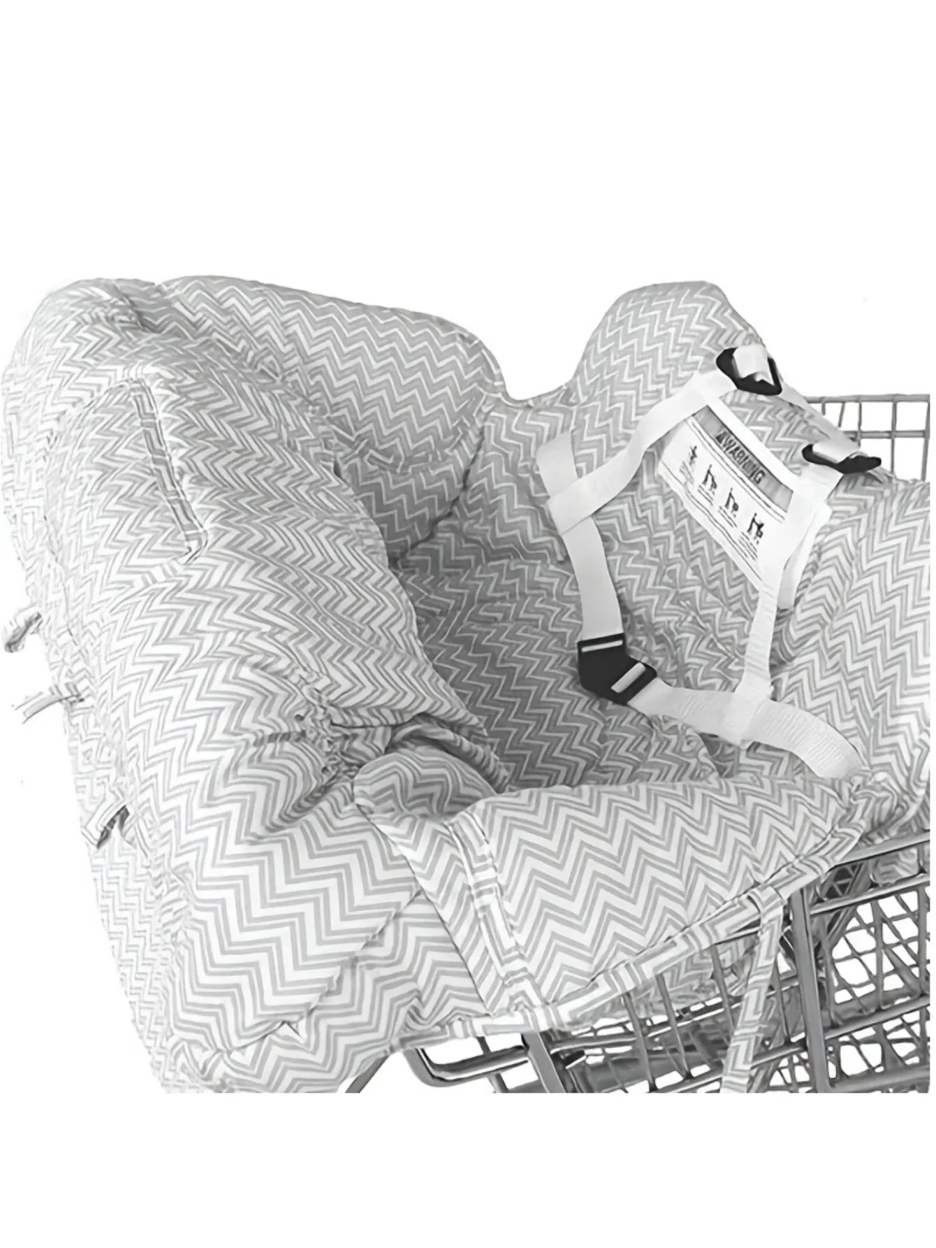 Printed Baby Shopping Cart Cushion Soft Cotton Comfortable and Portable Easy to Install Full Protection