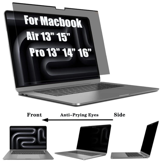 For Macbook Monitor Privacy Screen Protector For Macbook Air 13.6 inch M4 For Macbook Pro 14 16 M4 Pro/Max Laptop Privacy Filter