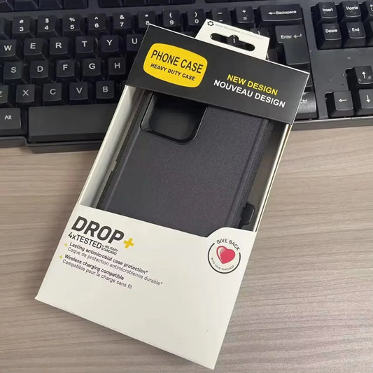 Defender Otter Armor Box Case for Samsung S25 Ultra S24 S23 S22 S21 S20 Plus Rugged Shockproof Protect Cover Belt Clip