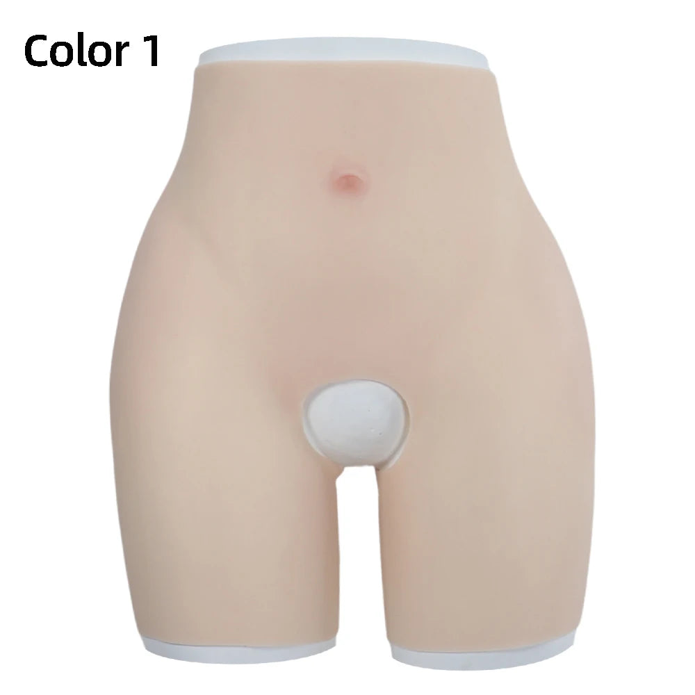 YUERUGOU Oversize Crossdresser Silicone Shape wear Realistic Hip pads and Butt Pads Flexible Hip Enhancer Panties for Drag Queen