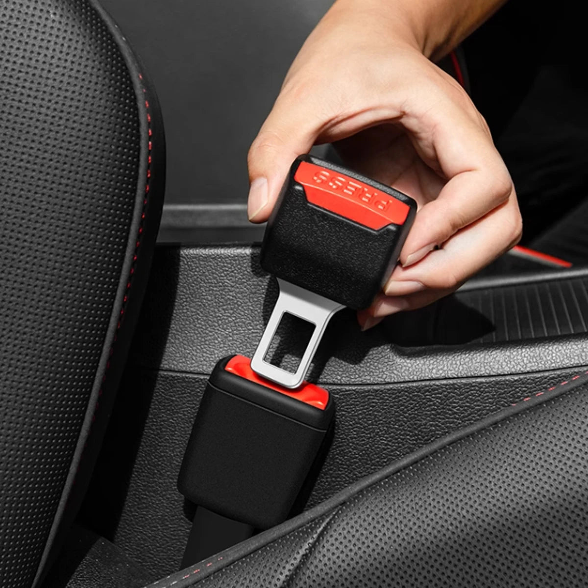 2pcsSeat belt buckle extender subbuckle muffler card
