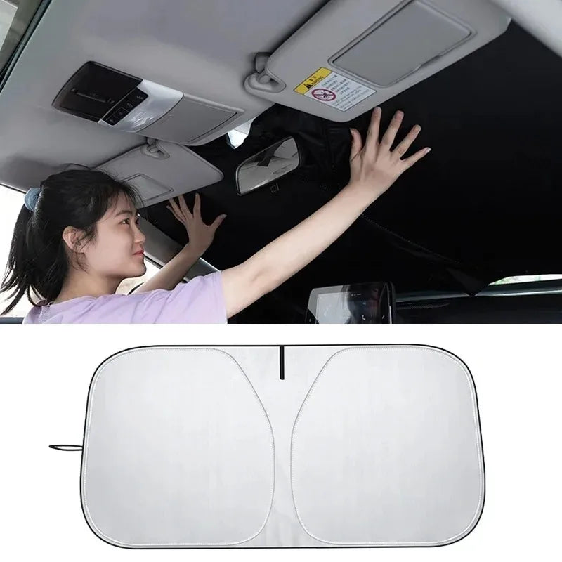 For Mercedes Benz C Class W202 S202 C200 1993-2000 Car Window Sunshade Cover Sun Shade Windshield Visor Protector Windscreen