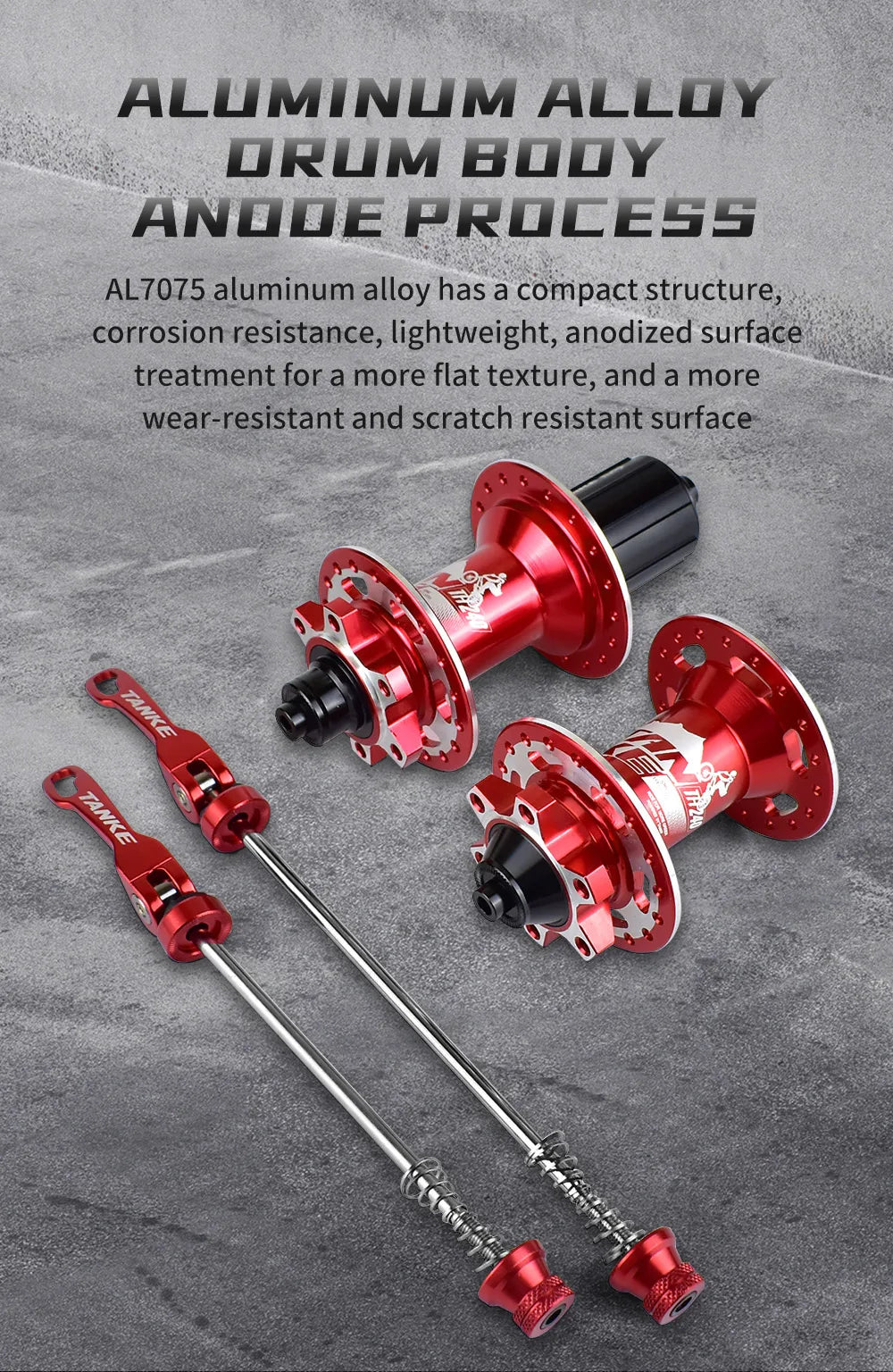 TANKE 120 Click Hub Bearing MTB Hub Front Rear 32 36 Holes Disc Brake Bicycle Hubs 7 8 9 10 11 12 Speed Quick Release 6 Pawl Hub