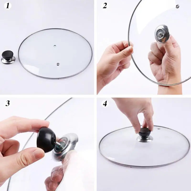 Kitchen Tools Replaceable Universal Pot Lid Handle Anti-Scalding Pot Lid Handle Pots Lid Head Kitchen Accessories