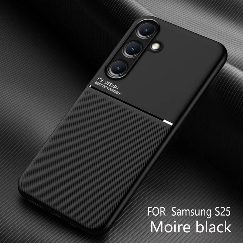For Samsung Galaxy S26 S25 S24 S23 Plus Ultra Magnetic Case For Samsung S26 25 Edge S25 S24 S23 FE Matte Anti Slip Phone Case