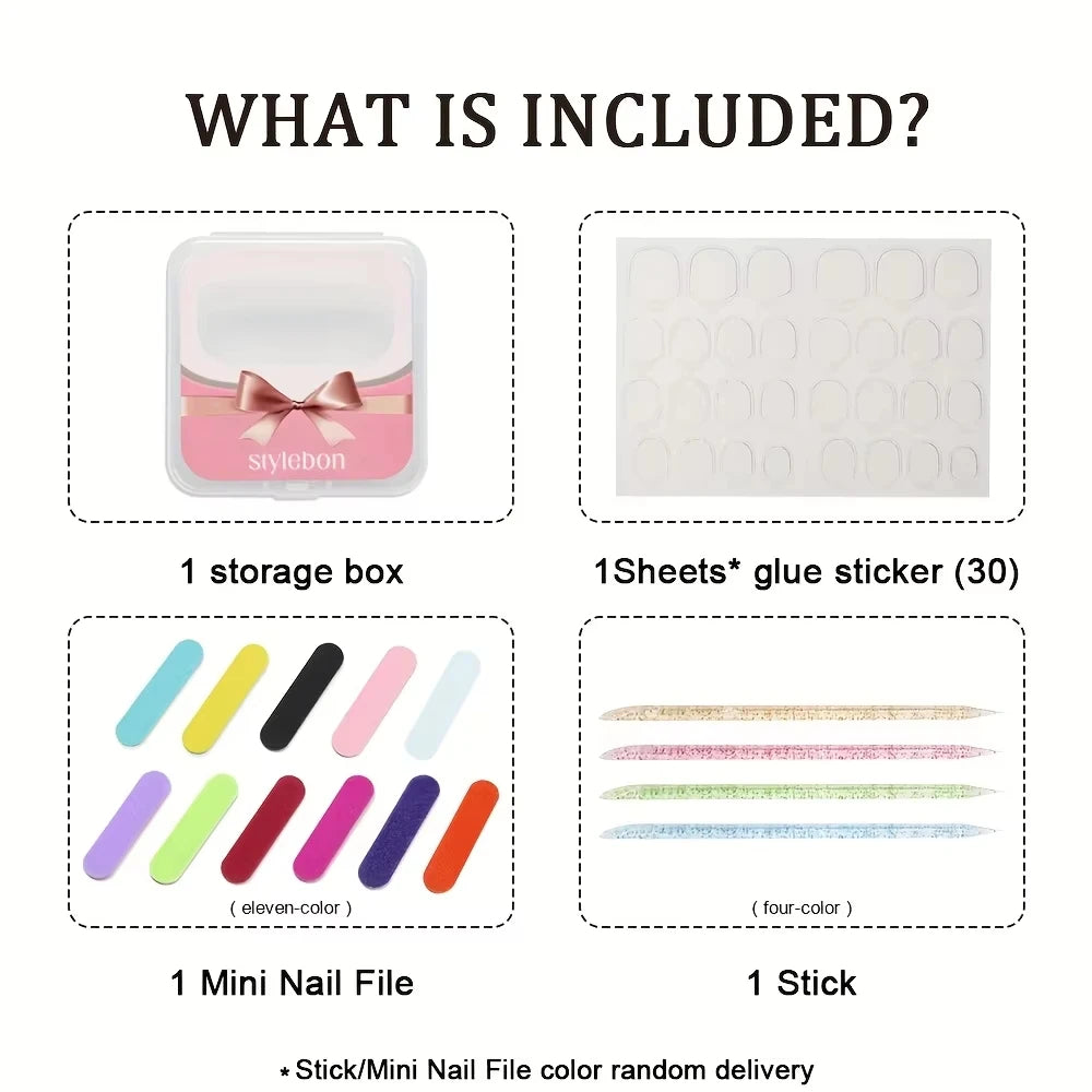 10pcs Handmade Press on Nails Plaid Pearl French Cat's Eye Aurora Fishtail Full Coverage Nail Tip for Women&Girl Removable Nail