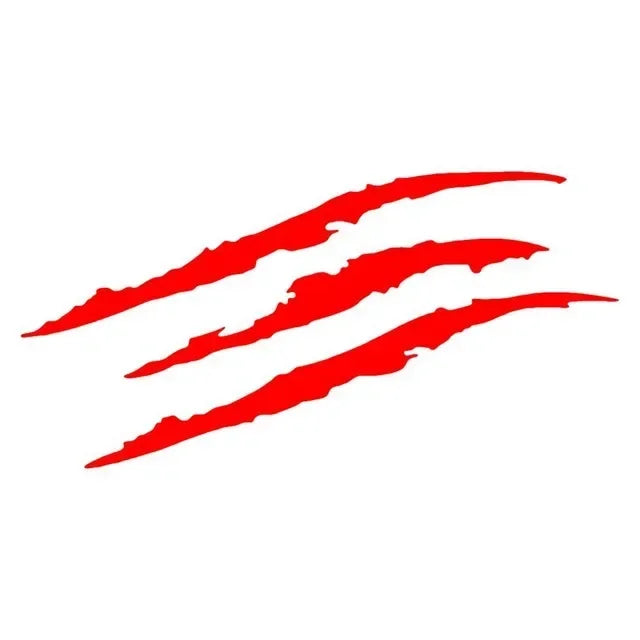 Car Styling Ghost Claw Scratch Stripe Marks Headlight Decal Vinyl Decal Auto Body Decorative Stickers PVC Carving Vinyl Decal
