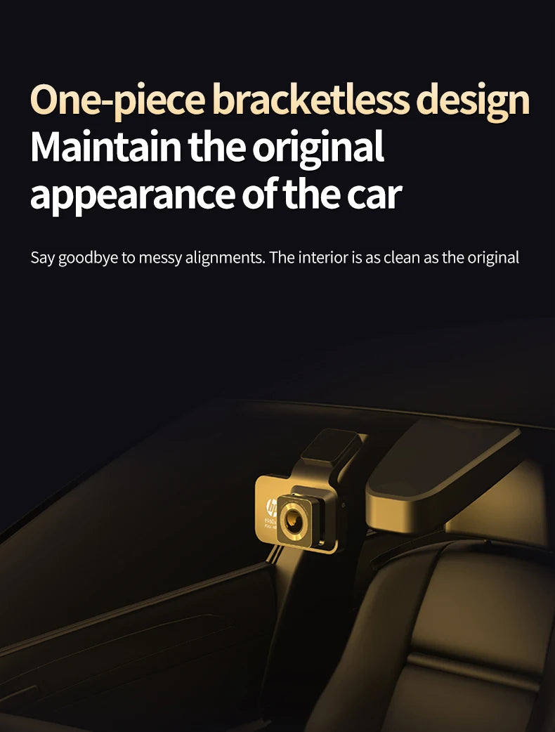 HP Dashcam F969X 4K 2160P car camera HD night vision parking monitoring car WiFi Car DVR video recording