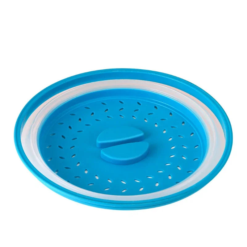 Kitchen Tools Microwave Splatter Cover Heating Folding Cover Fresh-keeping Cover Oil-proof Splash-proof Cover Cooking Lid