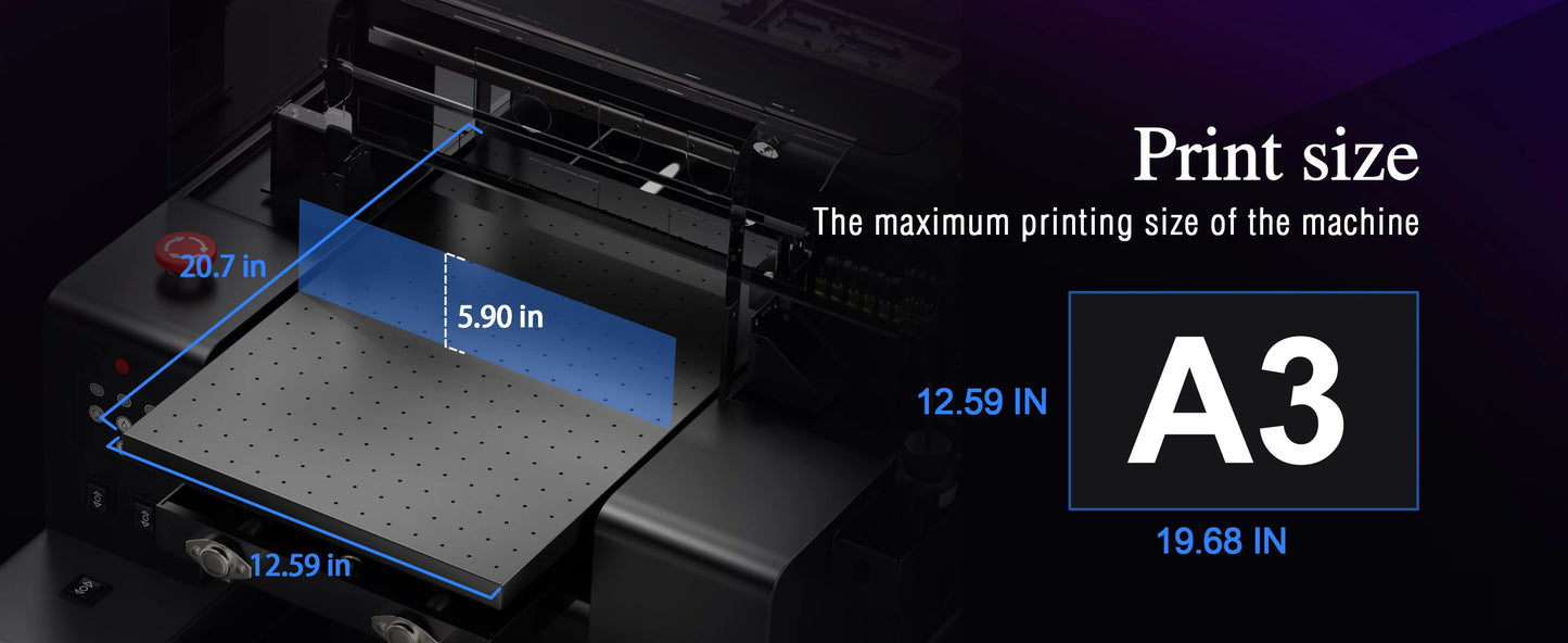 A3 UV DTF Sticker Printer impresora UV DTF Printer A3 For Wood Pen Bottles A3 UV Stickers Printer UV Flatbed Printing Machine A3