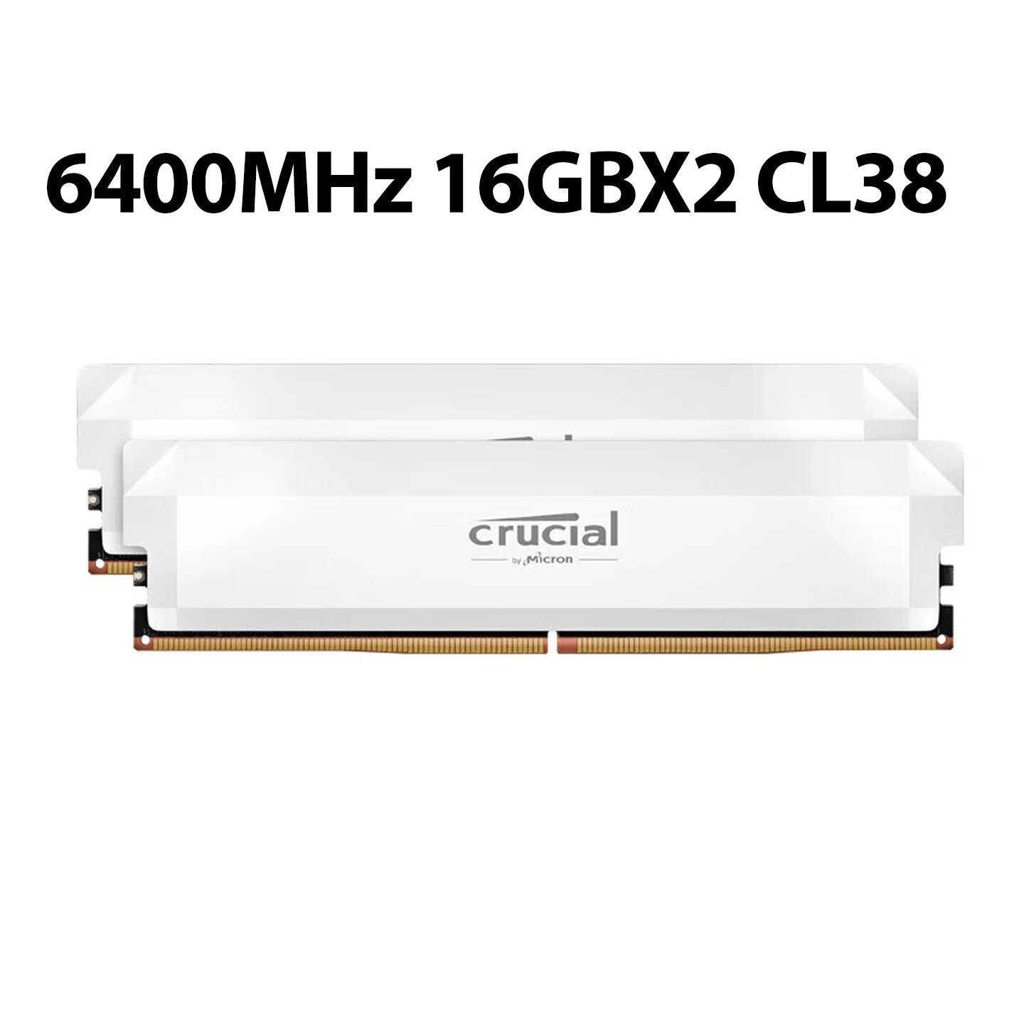 Crucial Pro DDR5 RAM 16GBx2 6400MHz 6000MHz Overclocking Desktop Gaming Memory Intel XMP 3.0 & AMD EXPO Compatible for PC Gamer