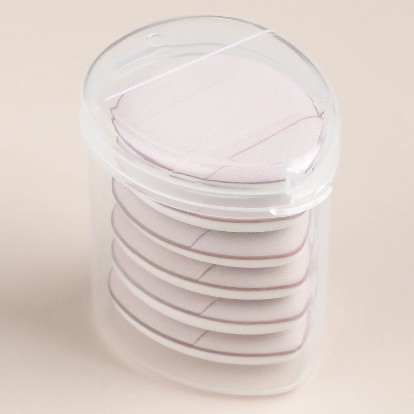 Finger powder puff, 6pcs/box small thumb cushioned slippers powder puff mini concealer makeup tool