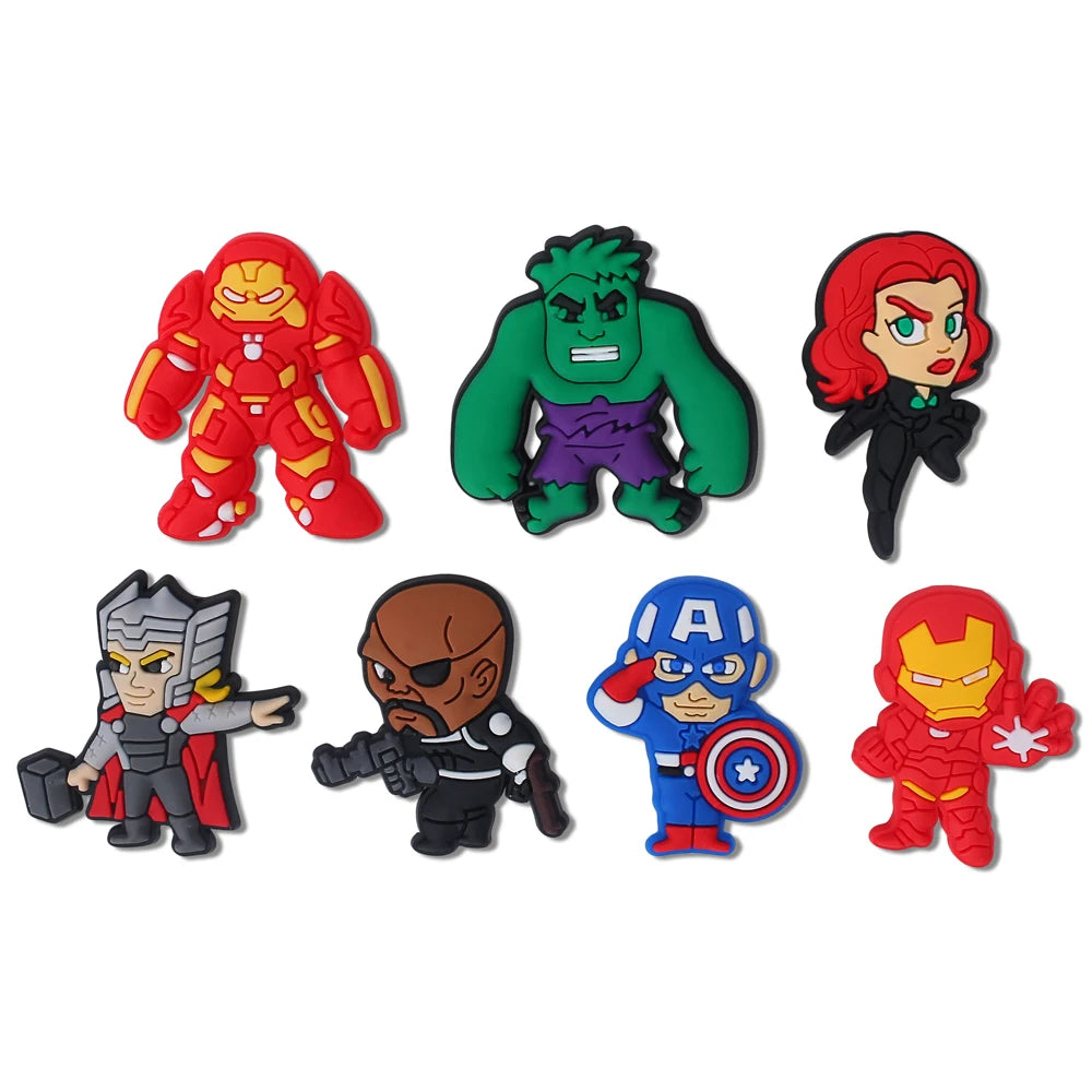 MINISO Disney Series Cute Toy Story Bear PVC Shoe Charms Cartoon DIY Clog Sandals Shoes Accessories Decorate Girl Boy Kids Gifts