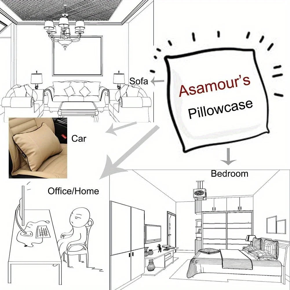 Stitch pillowcase cute cartoon anime peripheralsBedroom Sofa Decorative Cushion Cover With Zipper Soft Cushion Cover