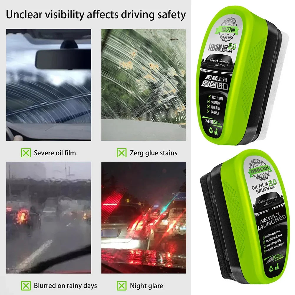150 Ml Auto Glass Oil Film Remover Polishing Windshield Cleaner Car Polishing & Cleaning Accessories Clear Glass Car Detailing