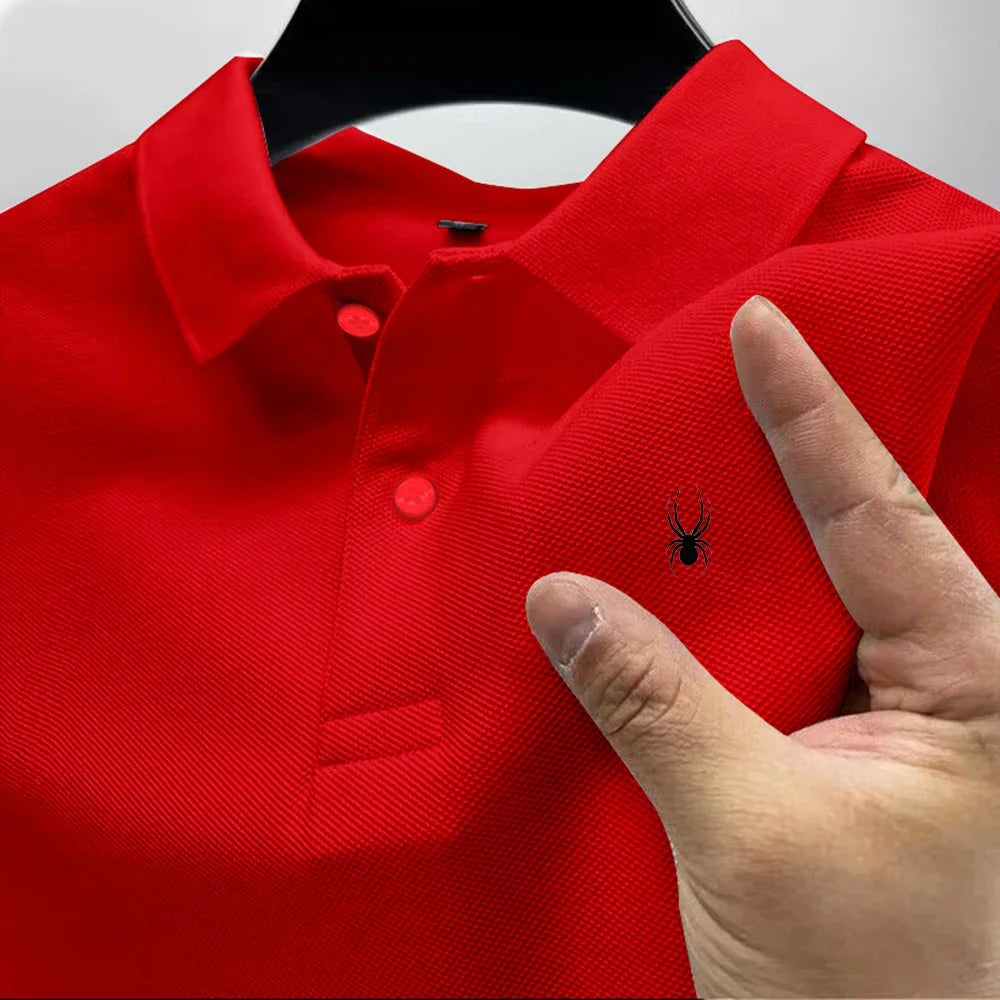 2026 Hot Sale Men's Summer Casual Breathable Comfortable Polo Shirt Men's Solid Color High Quality Short Sleeve T-Shirt ﻿